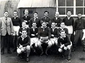 00369 Prints: Sport - Rugby - League - The Cardiff Rugby League team - 27th November 1951 - Western