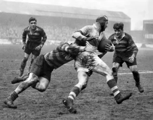 Sport Rugby League: Oldham v. Hull Kingston Rovers. Docker the Hull Kingston Rovers loose