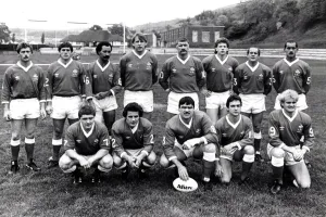 Sport - Rugby League - Wales team to play England at Eugene Cross Park