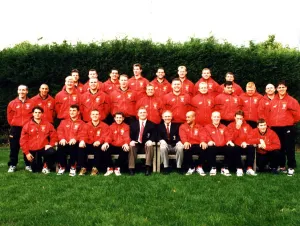 Sport - Rugby League - Wales - The Welsh Squad featuring former Welsh rugby union