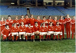 Sport - Rugby - Wales - 1976 - Back Row - Left to Right - John Bevan, Mike Knill