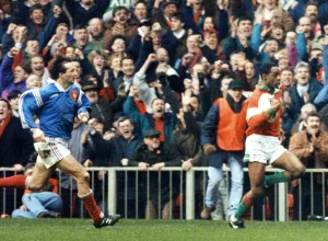 Sport - Rugby - Wales 24 v France 15 - February 1994 - Cardiff Arms Park