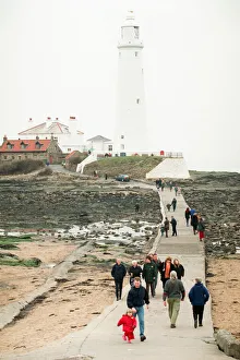 01112 Prints: Spring clean weekend at St Marys Lighthouse in Whitley Bay