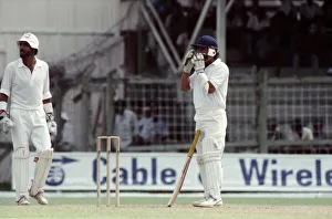 Spt. Cricket. England in Guyana. April 1990 90-2287-007