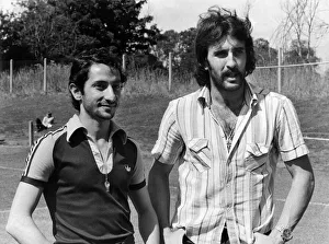 Spurs two Argentinian players Osvaldo Ardiles and Ricardo Villa pictured at Spurs