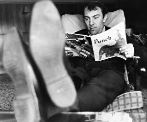 Relaxation Prints: Spurs forward Jimmy Greaves relaxes today at Roehampton away from the snow