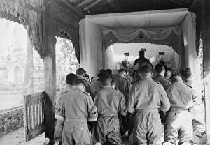 Asia Prints: Squadron Leader T Sweeney of Cork, Eire the Roman Catholic chaplain of an RAF Wing