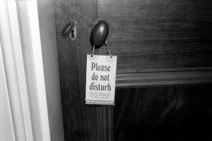 Squatters: The kitchen sink as well'. Even a kitchen sink