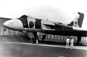 St Athan - Historic Aircraft Museum - A Vulcan bomber on display