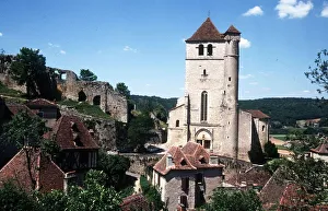 Core13 Prints: St Cirq Lapopie France Frances premier village circa 1975
