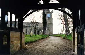 Norman Prints: St Edwins Church at High Coniscliffe, 12th March 1992