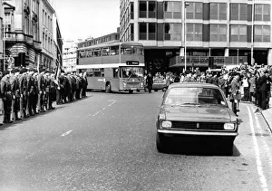 00101 Prints: The St Georges Day parade, in which the soldiers of the 6th Battalion Royal