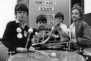 Show Prints: The St Helens education department music stand at the St Helens show