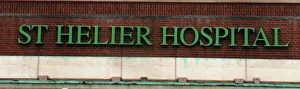 Medicine Prints: St Helier Hospital at Carshalton in Surrey where emergency patients were removed out of a