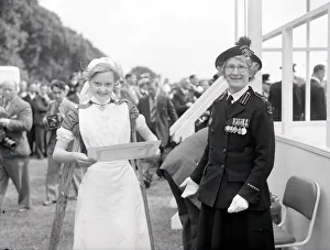 00192 Prints: St John Ambulance Cadet Rally in Hyde Park London July 1954 Neg No RE6120