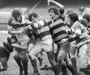 St Lukes College v International 15 22nd March 1978. The powerful duo of Fran Cotton