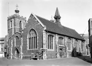 00585 Prints: St. Margarets church in Uxbridge, Middlesex (now London