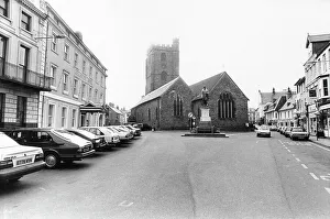 St Marys Church, Brecon, a market town and community in Powys, Mid Wales