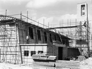 Building Site Prints: St Nicholas Church Radford, Coventry designed by Lavander