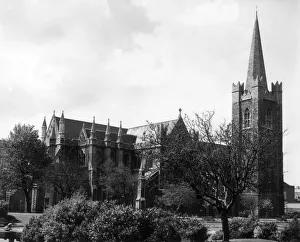 Ireland Prints: St Patrick Catedral Dublin Circa April 1955 Local Caption Watscan - 17 / 03 / 2009