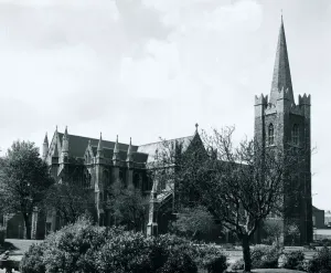 Ireland Prints: St Patricks Cathedral Dublin, the national Cathedral of the Church of Ireland