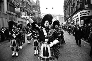 00456 Prints: St Patricks Day March, Birmingham, 16th March 1969