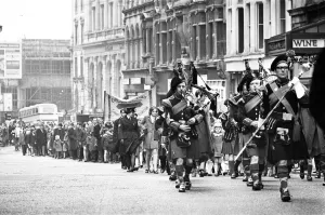 00456 Prints: St Patricks Day March, Birmingham, 16th March 1969