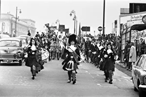00456 Prints: St Patricks Day March, Birmingham, 16th March 1969