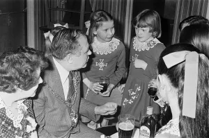 St Patricks Day in Teesside, Mare with girls from the Irish folk dancing competition
