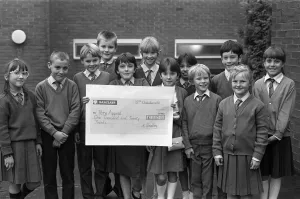 Cheque Prints: St Patricks for Peru... Pupils from St Patricks Junior and Infants School