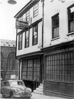 St Stephens Bristol Press, Broad Street, 1955, home of the Bristol Mercury newspaper