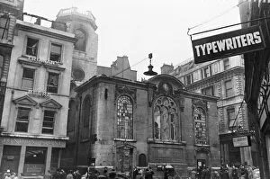 Damage Collection: St Swithins Church in Cannon Street, Central London