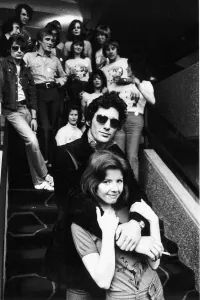 Stacey Gregg Film Actress with Richard Gere and other members of the cast of Grease