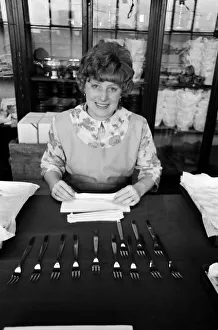01397 Prints: Staff at work at Viners Cutlery, Sheffield. 3rd September 1967