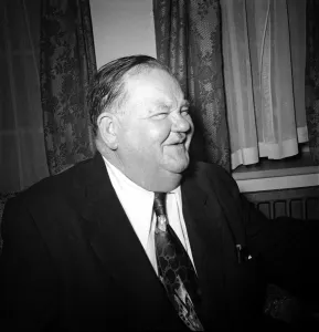 Stan Laurel and Oliver Hardy, arrived in the UK Monday (28th January)
