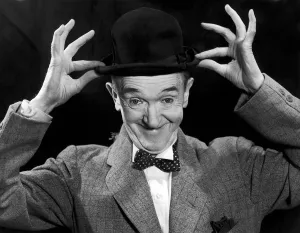 Movie Star Prints: Stan laurel pictured here in May 1952 days after he and his double act Oliver hardy