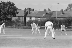 Local Prints: Standard v Alvis, Works League Cricket Match at Standard Cricket Ground. Tanners Lane