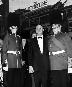 Stanley Baker star of the film Zulu photographed on his arrival at the Olympia