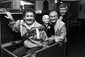 00898 Prints: Star comedians Cannon and Ball headed the line-up in a special concert which raised more