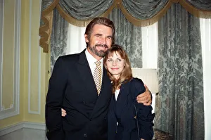 The stars of Voice from the Heart'in London. James Brolin and Jan Smithers