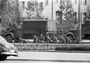 Start of the construction of the Berlin Wall. At midnight on 13th August