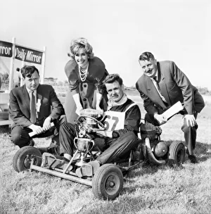 Go Karting Prints: The start of an event at the Northern National Karting Championship at Catterick
