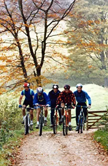 Trees Prints: State of the art cyclists - members of the Cleveland Mountain Bike Club take to