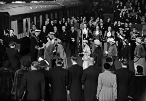 01242 Prints: The state visit of King Frederick IX and Queen Ingrid of Denmark