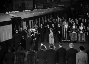 01242 Prints: The state visit of King Frederick IX and Queen Ingrid of Denmark