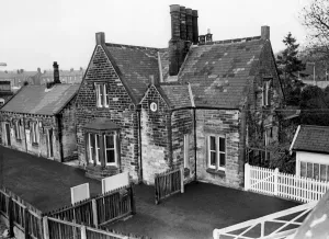 The Station Masters house at Haltwhistle Railway Station on 13th December 1985