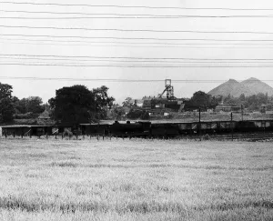 A stay down strike in a Colliery in the coal foelds of England June 1959