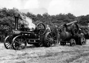 Two People Only Prints: Full steam ahead as this engine is put in trim for the North of England Steam Traction