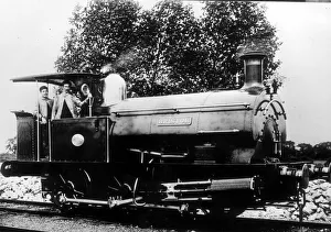 01004 Prints: Steam trains, a Victorian saddle tank engine made by Fox-Walker