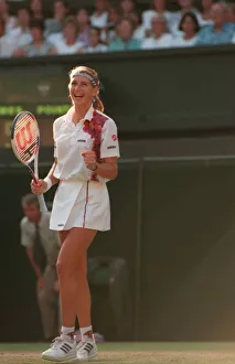 STEFFI GRAFF VICTORY OVER JANA NOVOTNA WIMBLEDON TENNIS CHAMPIONSHIPS 1995